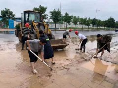 暴雨無情，新蒲有愛！新蒲建設集團有限公司抗擊暴雨災情在行動